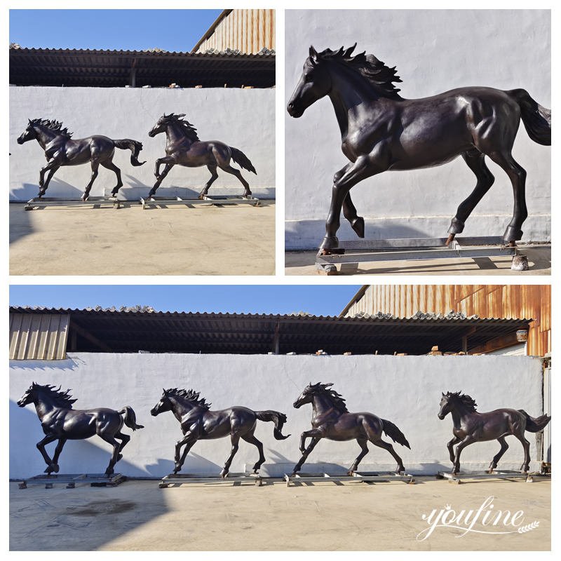 galloping horse statue detail youfine
