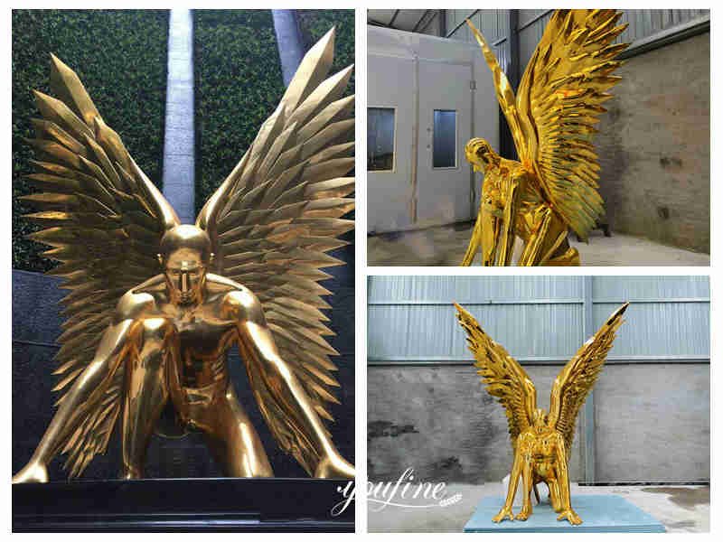 gold angel statue in YouFine