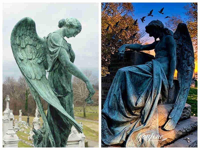 guardian angel statue different