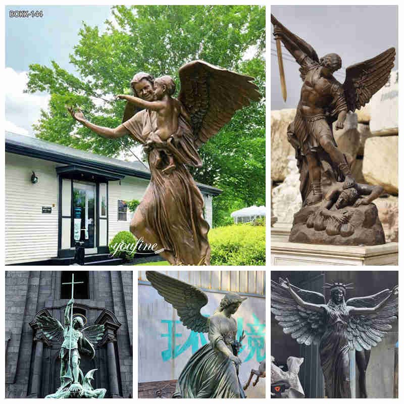 different angle statue