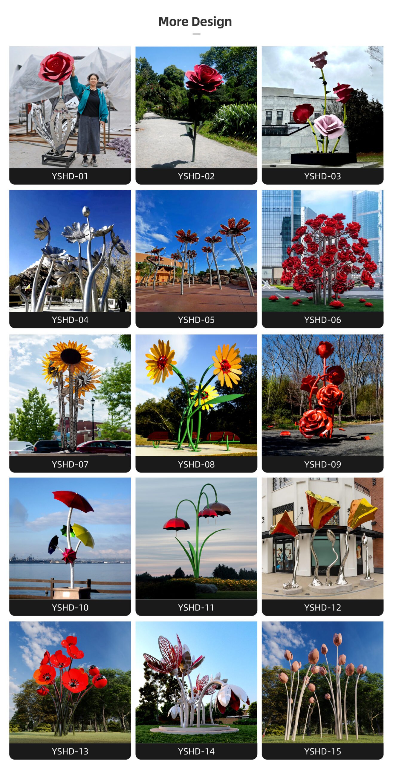 other flower sculptures