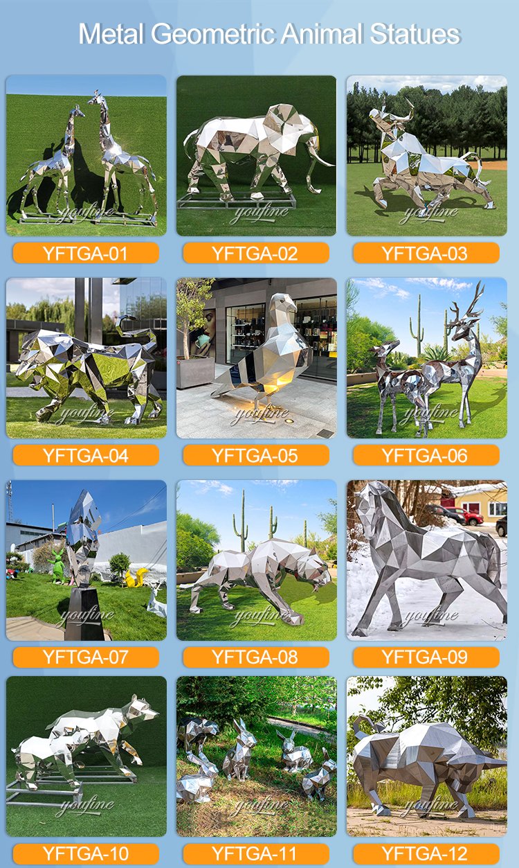 other metal geometric animal