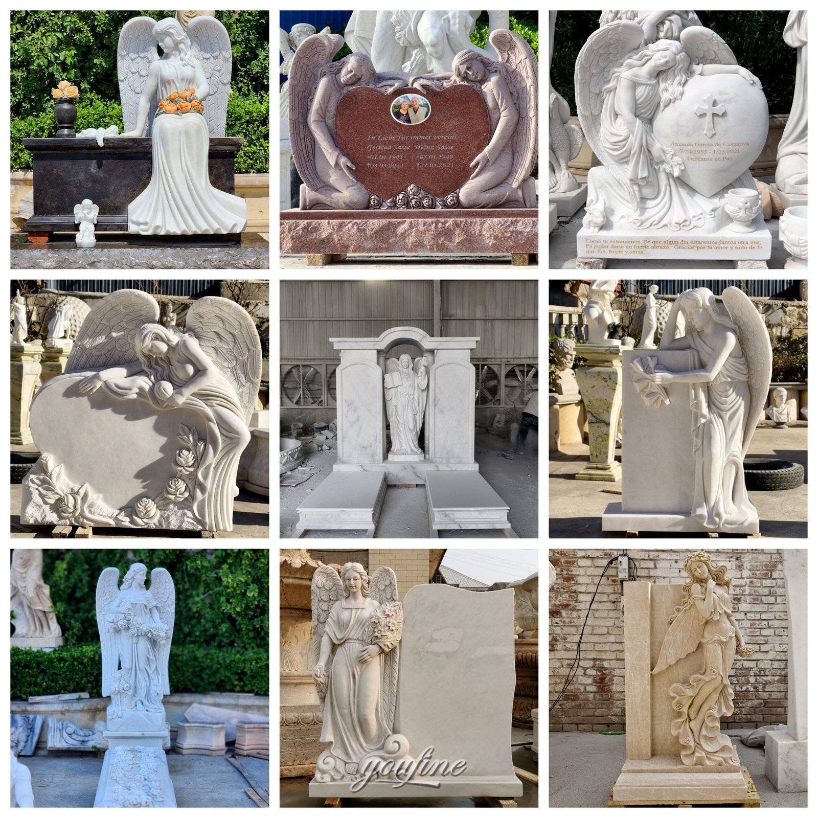 other angel tombstone