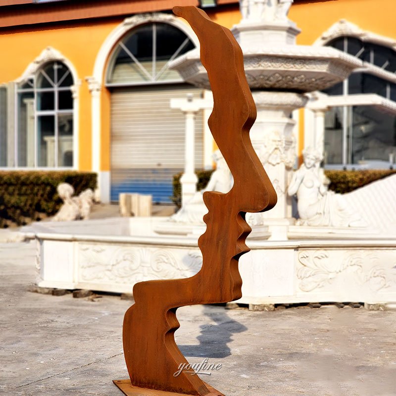 large Abstract Face Sculpture