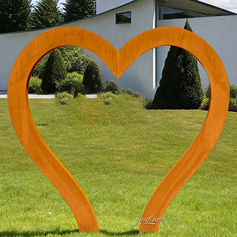 large Abstract Heart Sculpture