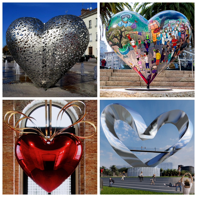 many famous heart sculpture