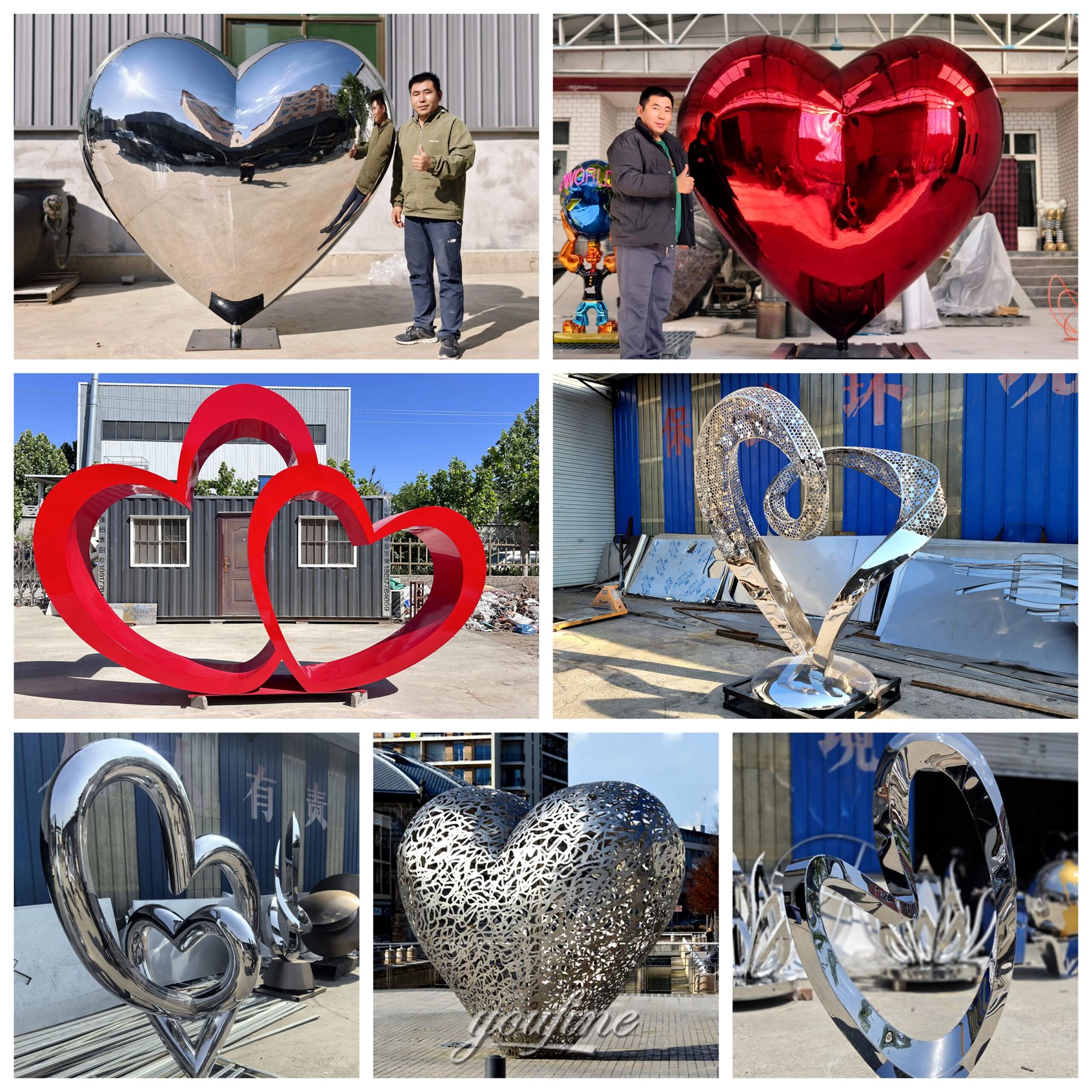 more heart sculpture