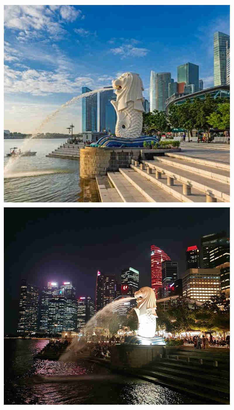 Merlion-city public sculpture