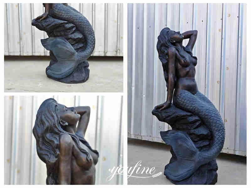 mermaid statues for outside details