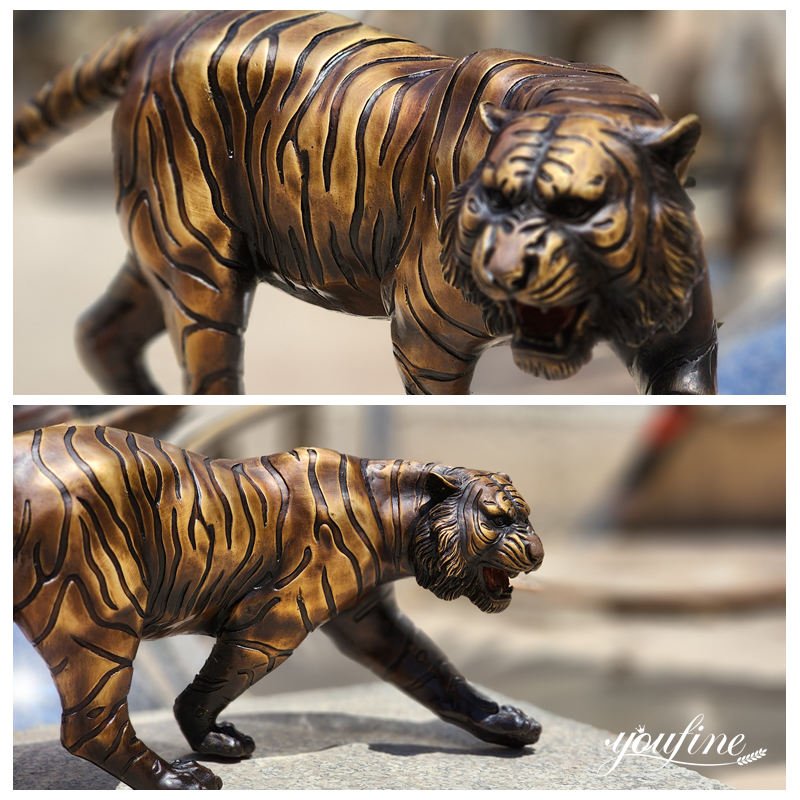 Tiger Garden statue detail