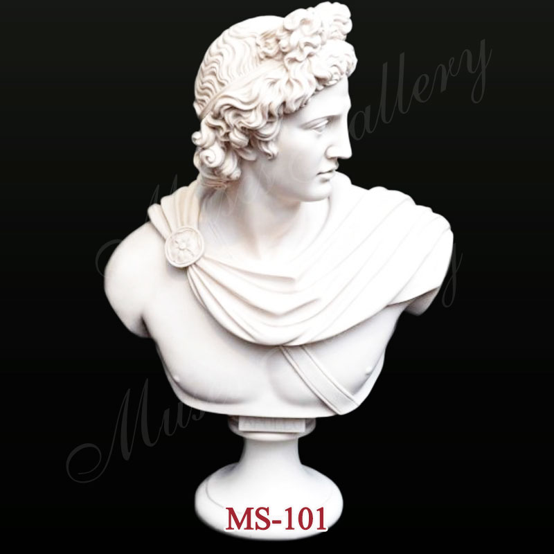 Famous Greek Marble Apollo Belvedere Bust Replica for Home Decor for Sale MS-101