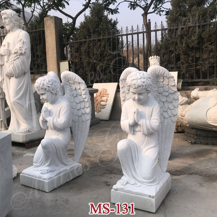 Catholic Kneeling Praying Angel Statues Baby Sculptures Cherub Statue for Church