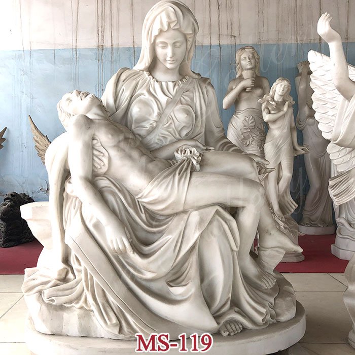 Life Size Famous Pieta Statue Catholic Religious Sculpture Mary with Jesus Statue for Sale