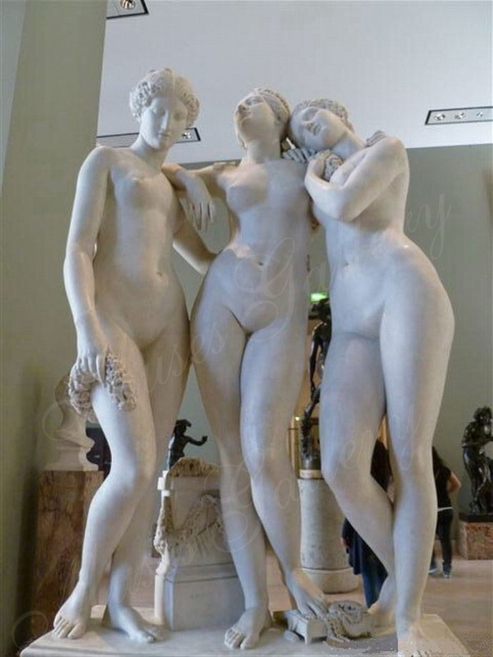 Famous Three Grace Statues Replica Marble Three Goddesses Sculptures for Sale