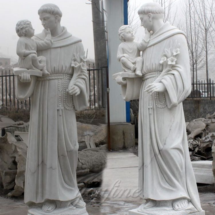 Famous Saint Anthony of Padua Statue Outdoor Saint Statues for Sale