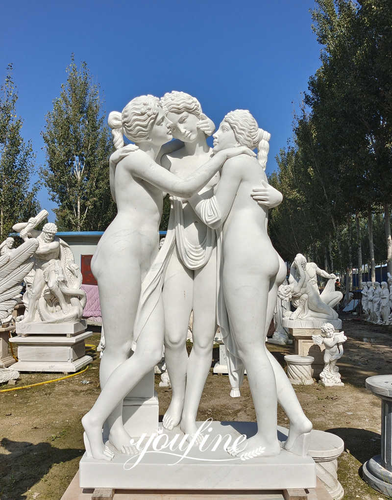 three graces garden statue-YouFine Sculpture