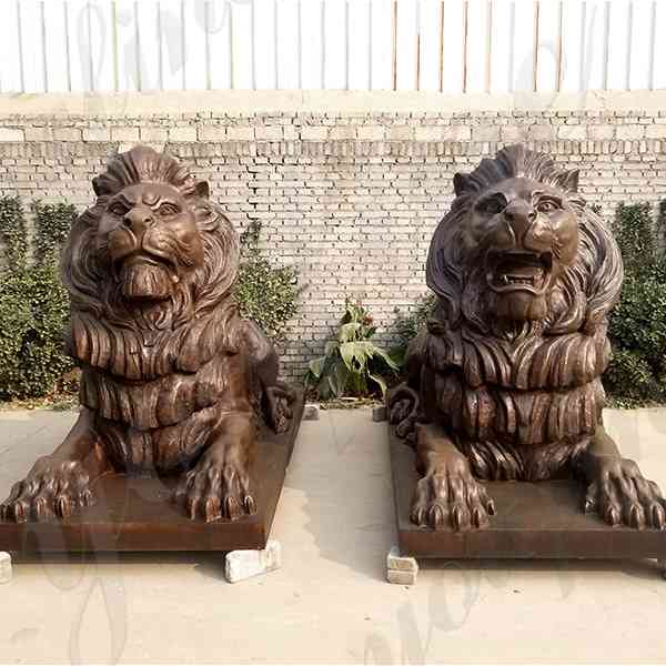 Hot Sale Life Size Bronze Lion Statue for Outdoor Decoration M-202
