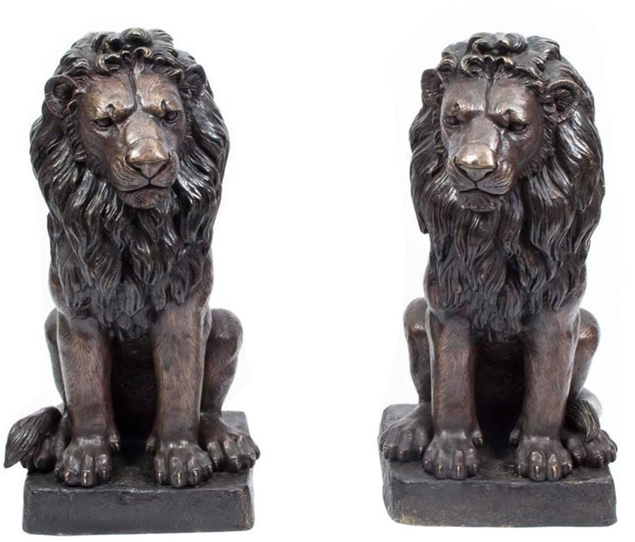paired of lion statue for sale