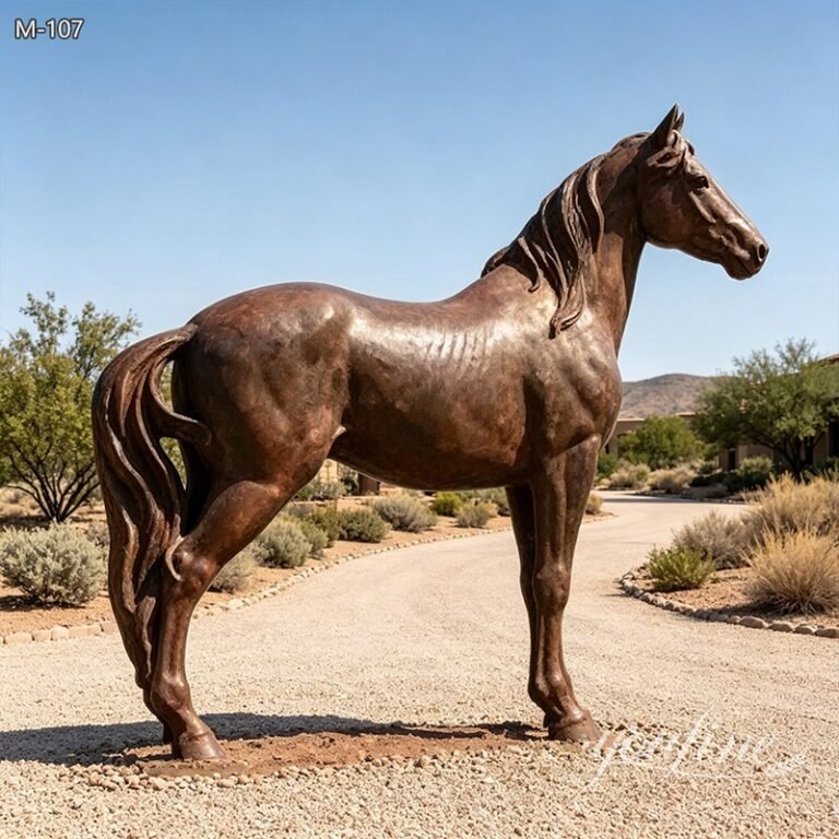 standing horse sculpture