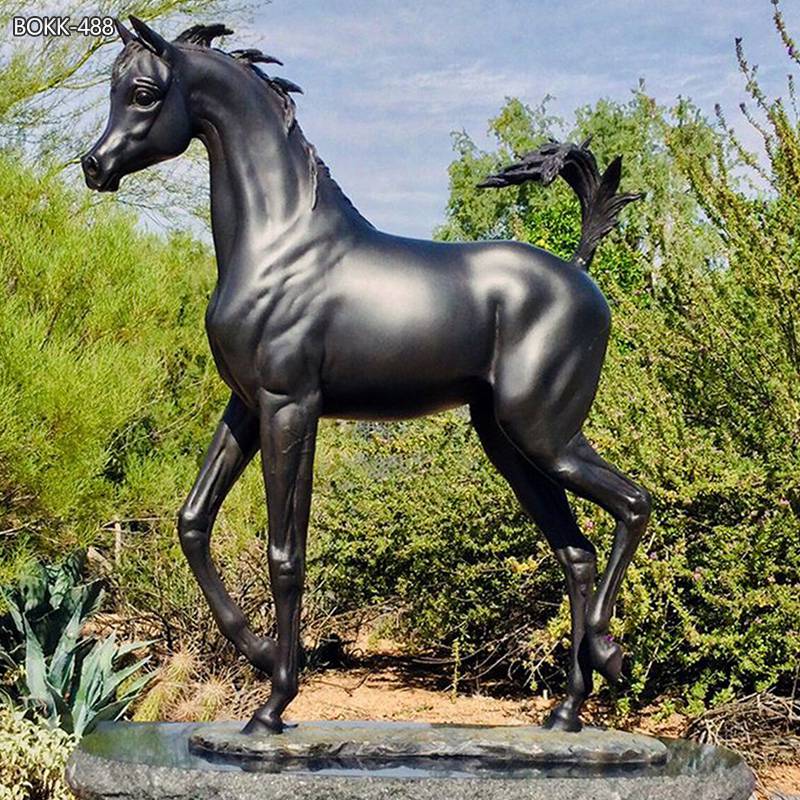 Decorative Antique Bronze Horse Statues for Outdoor in Garden-M-108