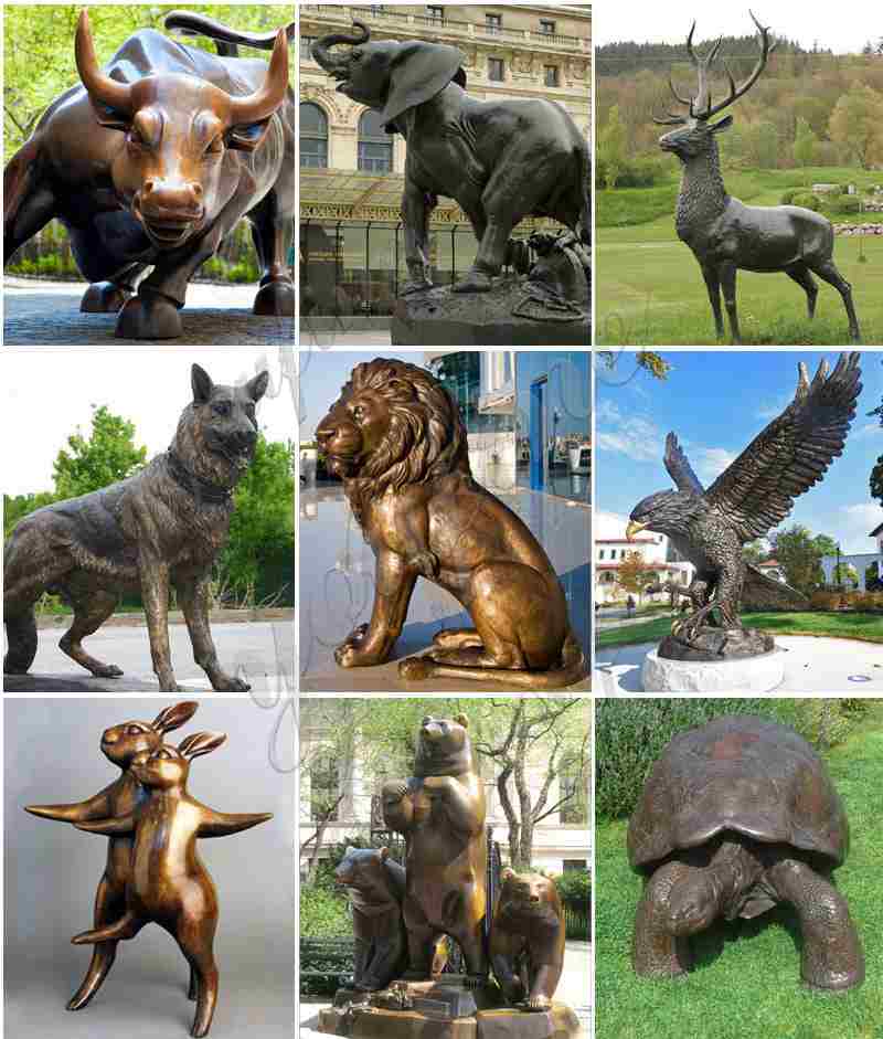 Casting Bronze Bull Garden Statue