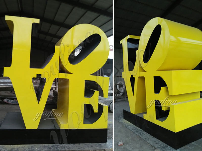 Stainless Steel Love Sculptures for Sale