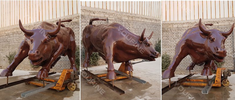 Casting Bronze Bull Statue