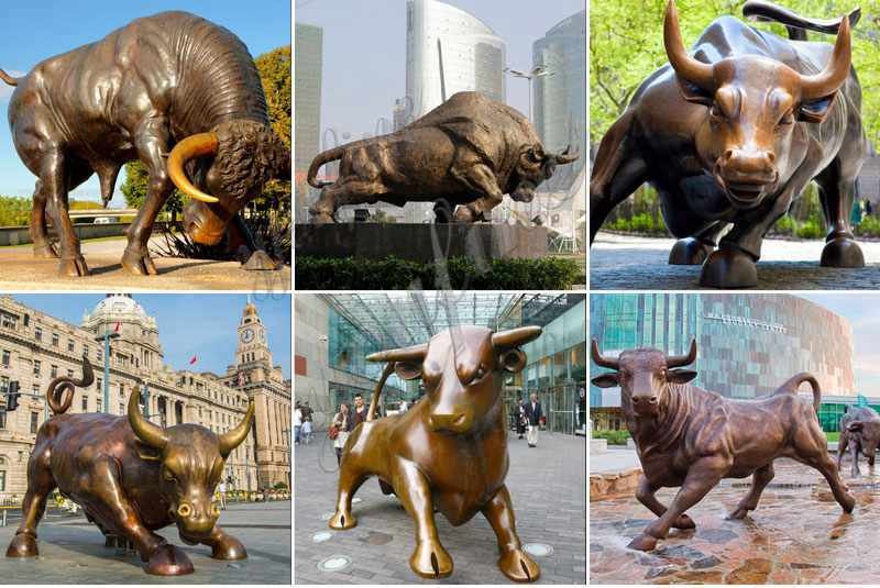 Large Size Casting Bronze Bull Statue