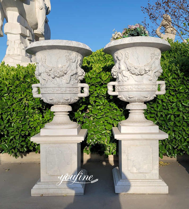 Marble planter-YouFine Sculptuure