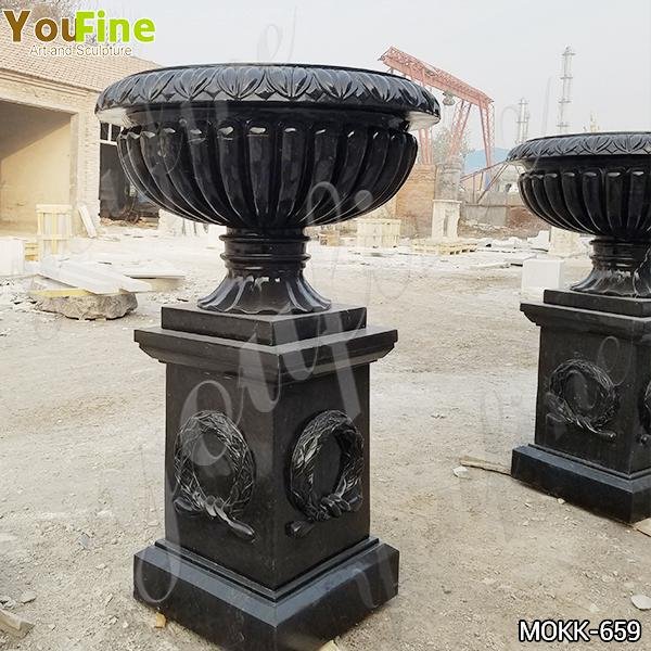 Plantersgarden marble/stone planters for sale,stone Flower Pots