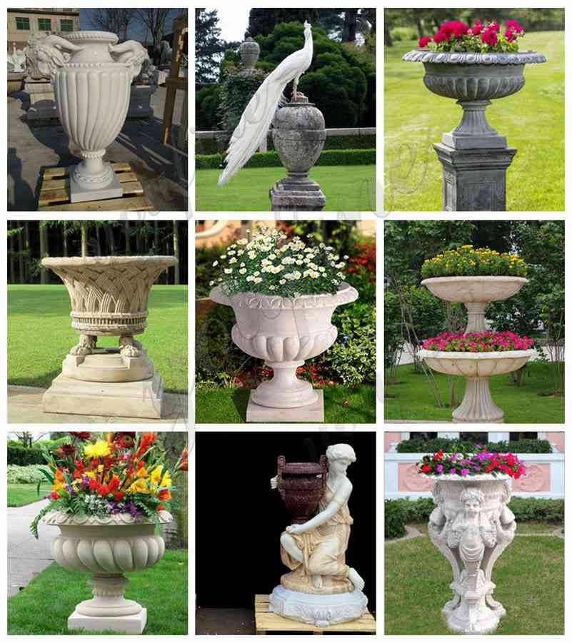 marble flower pots for sale