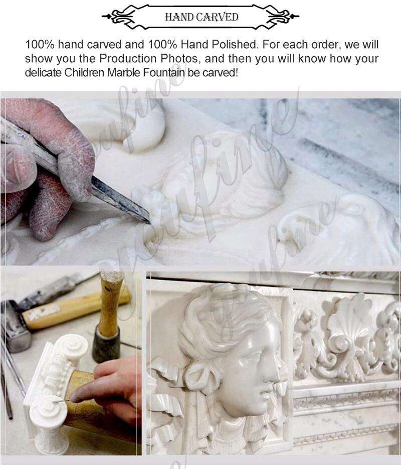 process of White Marble Flower Planters for Sale