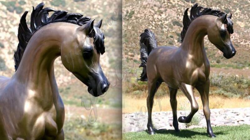 Bronze Mare and Filly Sculptures