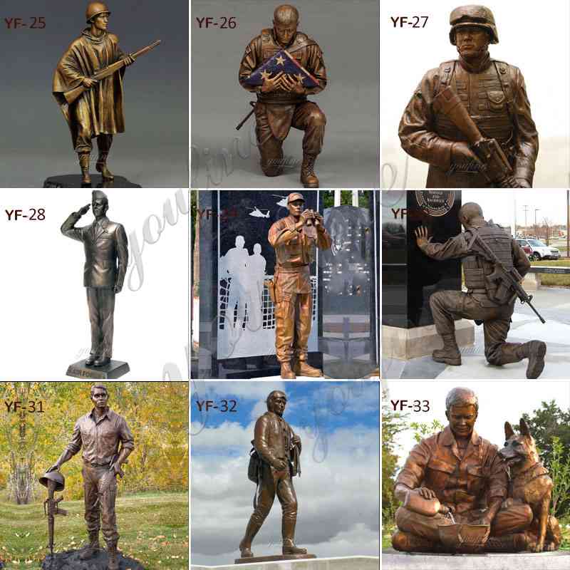 Bronze Soldier Statue