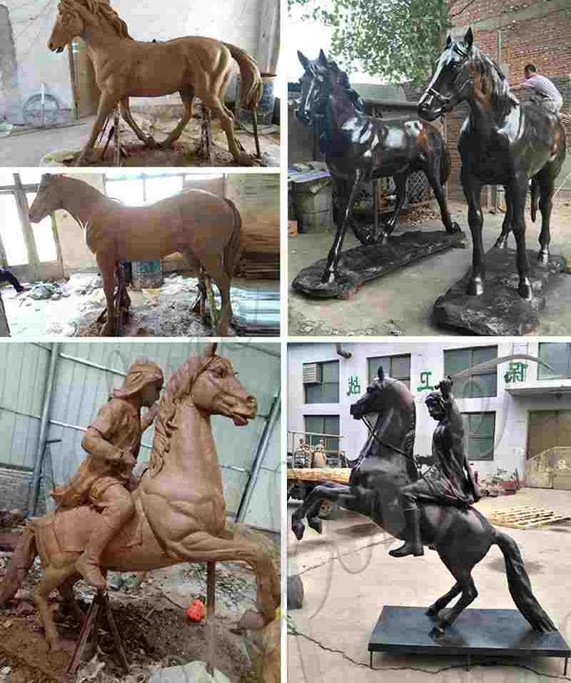 Mare and Filly Sculptures