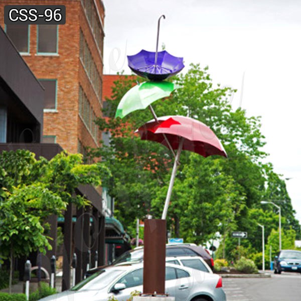 Modern Art Garden Stainless Steel Umbrella Sculptures Suppliers CSS-96