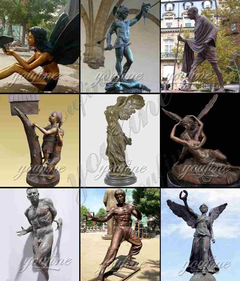 Outdoor Craft Bronze Soldier Sculpture