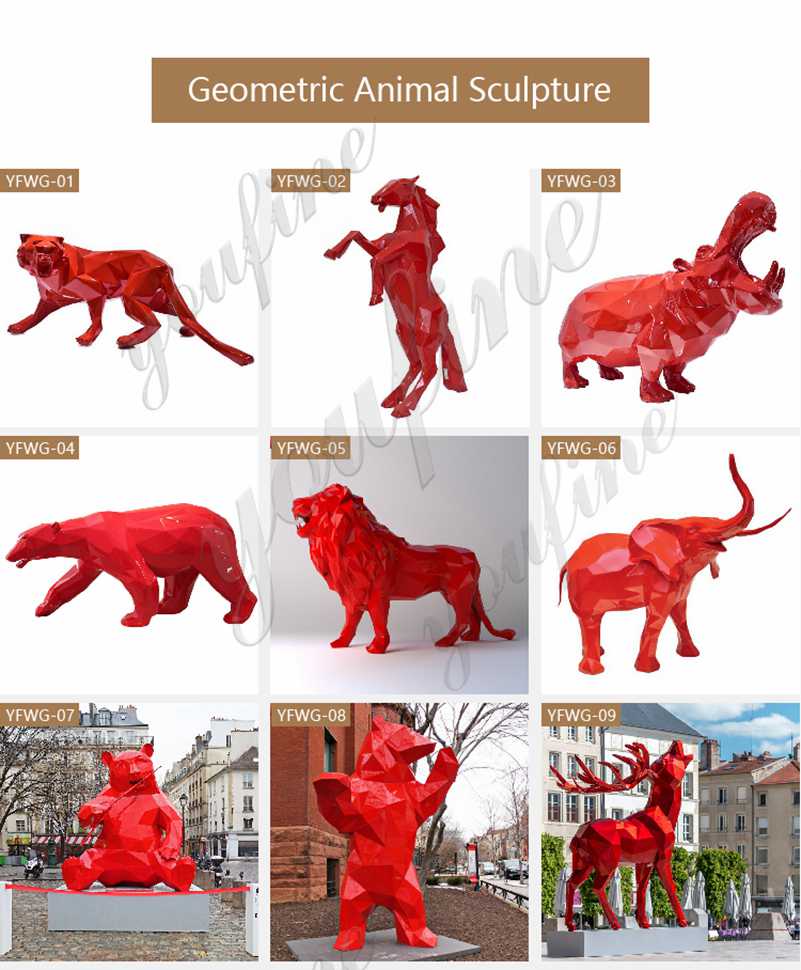 Resin animals Sculpture for sale