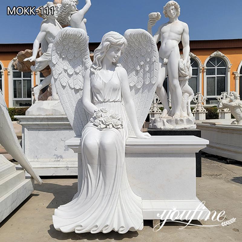 Hot Selling Granite Weeping Angel Monument Headstone Suppliers MOKK-111