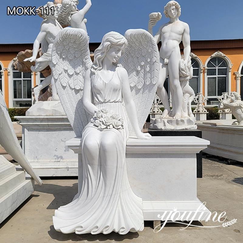 Hot Selling Granite Weeping Angel Monument Headstone Suppliers MOKK-111