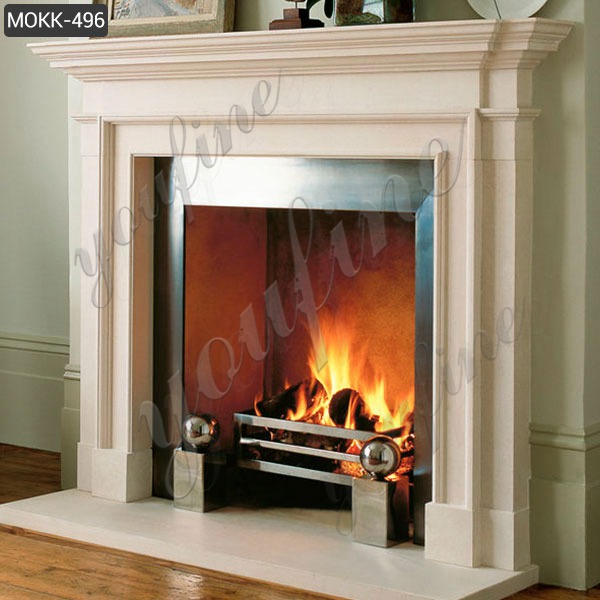 Home Indoor Decoration Simple Design Marble Fireplace Factory MOKK-496
