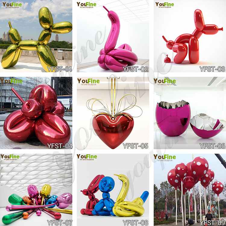 Jeff Koons’s balloon dog sculpture