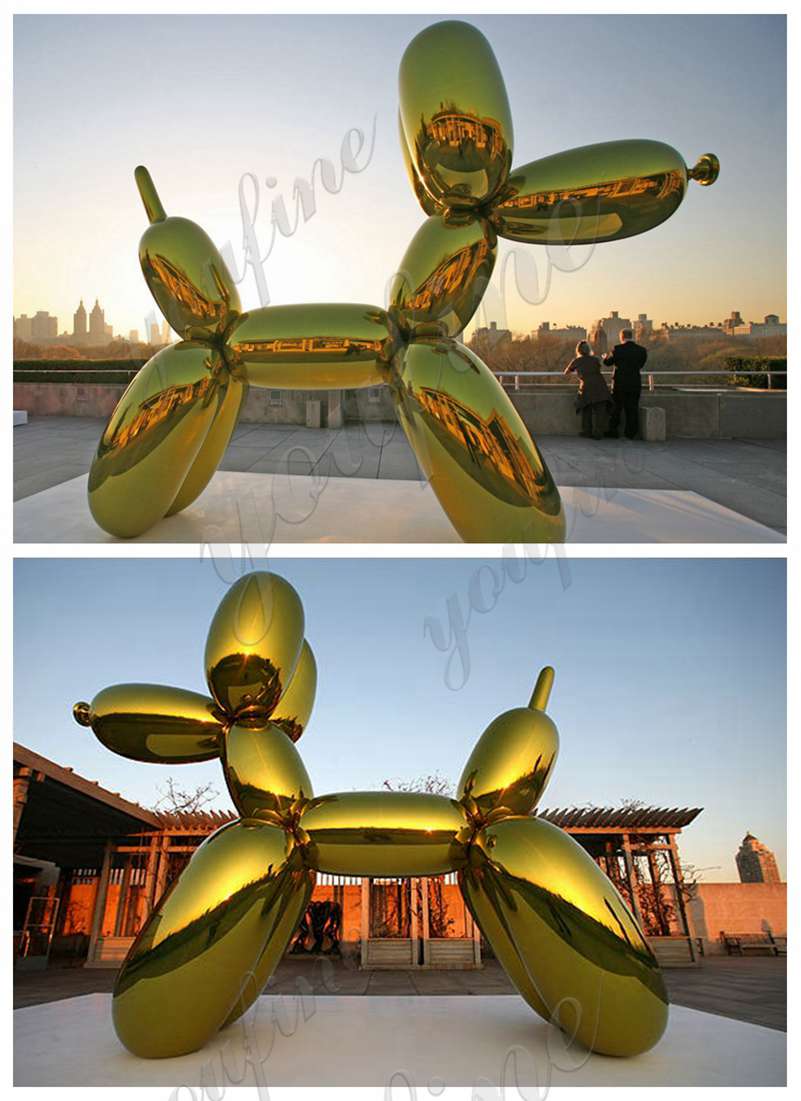 Jeff Koons balloon dog sculpture for sale