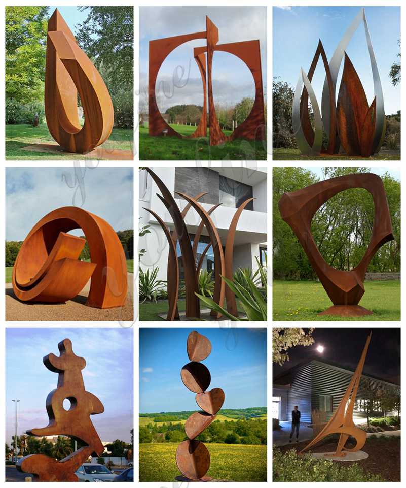 corten sculpture for sale