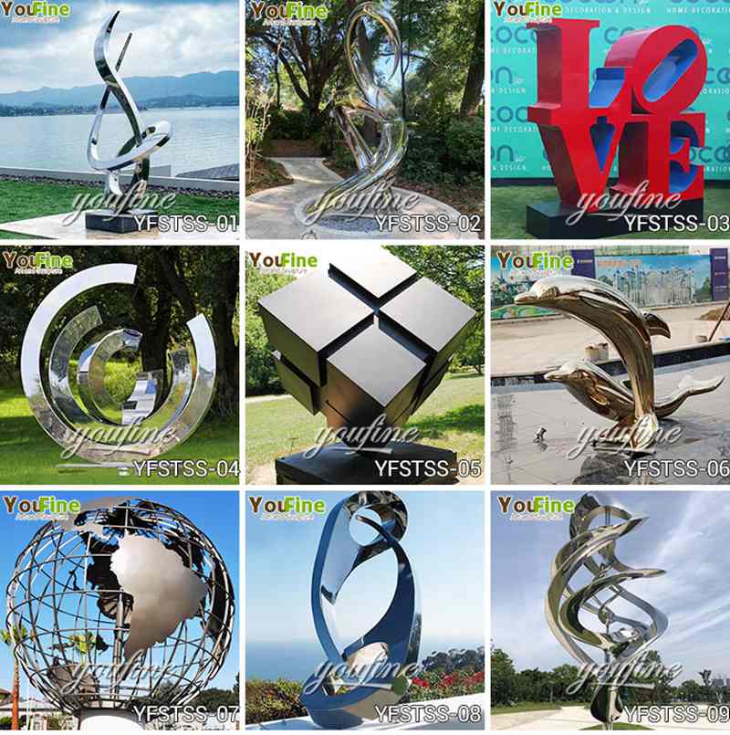 outdoor sculpture for sale metal