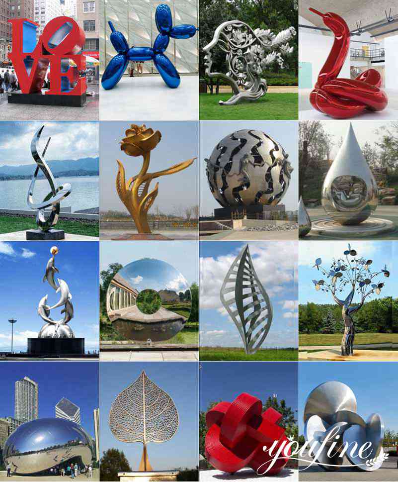 Garden Abstract Modern Metal Sculptures