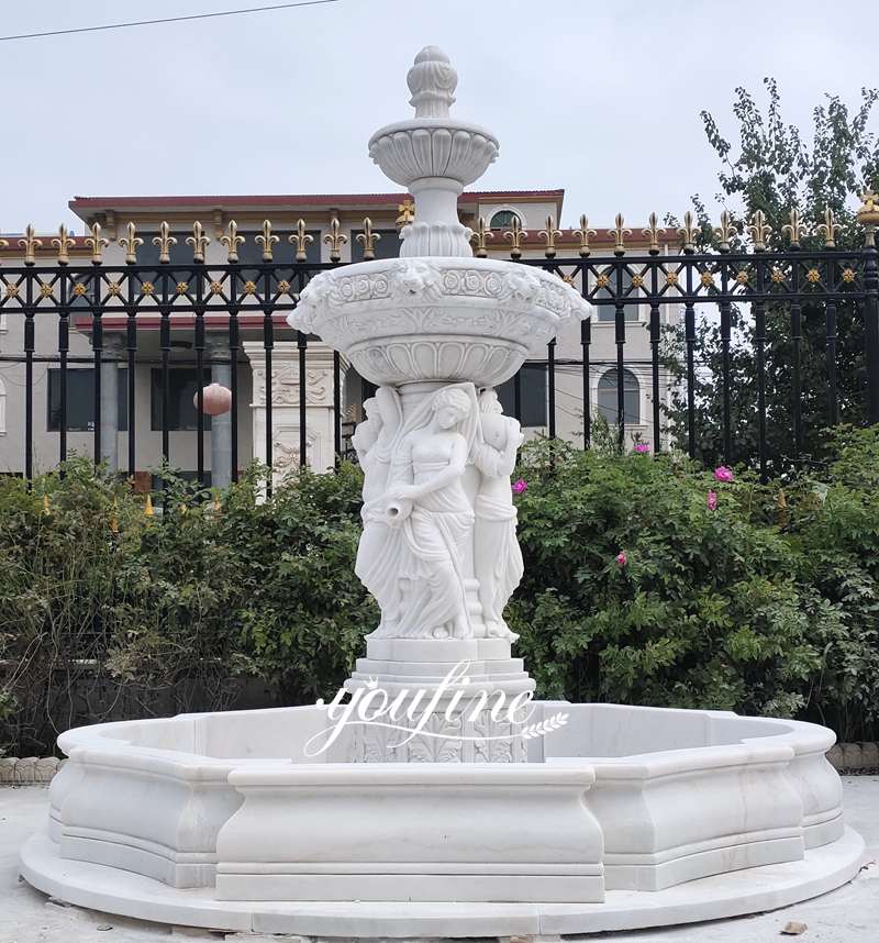 garden Marble Fountain-01-YouFine Sculpture