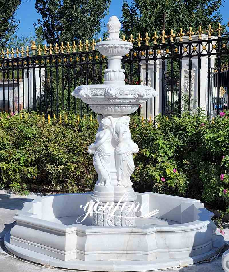 garden Marble Fountain-02-YouFine Sculpture