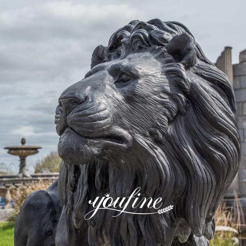 Front porch lion statue-YouFine Sculpture