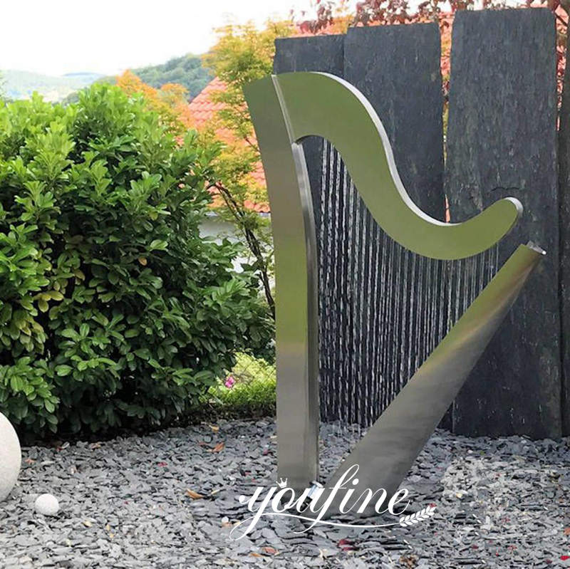 stainless steel water features-YouFine Sculpture